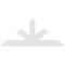 Ekena Millwork Richland Architectural Grade PVC Gable Bracket, 72"W x 30"H x 2"D x 6"F, 10/12 Pitch GBP072X30X0206RIC00 - alternate 3